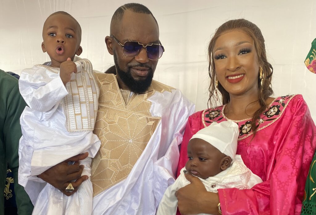 A 4 ans de mariage, Koundou Wada fait le baptême de son troisième gosse